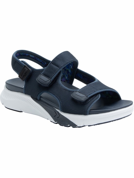Alegria Shoes - Alegria by PG Lite Sandie Navy And White Sandal